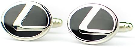 keviniris Lexus Logo Automotive Car Cufflinks Black