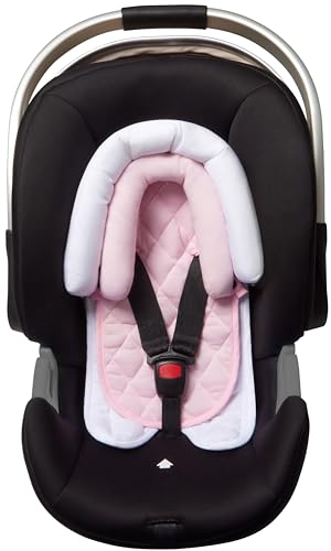 Image of Pro Goleem Infant Car Seat Insert, Babybody Support for Toddler, Soft Minky Preemie Car Seat Insert, 2-in-1 Reversible, Perfect for Carseats, Strollers, Swings, Pink and White