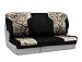Coverking Rear 60/40 Bench Custom Fit Seat Cover for Select Hyundai Santa Fe Models - Neosupreme (Mossy Oak Duck Blind Camo with Black Sides)