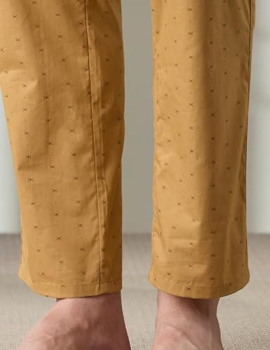 Image of Amazon Brand - Symbol mens 100% Cotton Pyjama /Lounge Pants |Regular Fit | Printed | Available in Plus Sizes