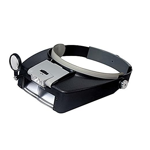 SE Illuminated Dual Lens Flip-In Head Magnifier - MH1047L