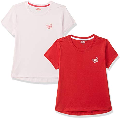 Image of Amazon Brand - Jam & Honey Girl's Regular Fit T-Shirt