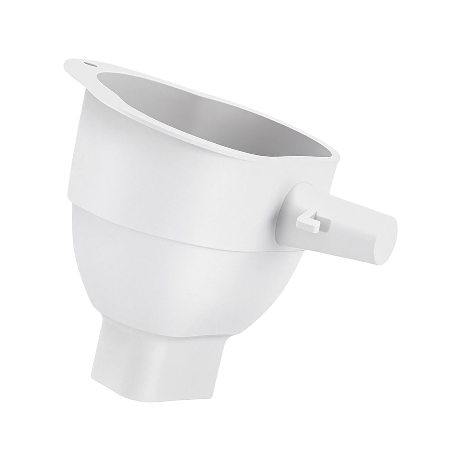 Xinsheinelry Ergonomic Silicone Flour Funnel for Smooth Baking Tasks Stand Mixer Accessories for Flour Sugar and Dry Ingredients Baking Channel Stirrer