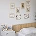 Wallniture Alps 5x7 Picture Frames Collage Wall Decor,Wood Picture Frame Set of 10 Natural Finish