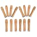 Levemolo 14 Pezzi Manici per Bbq Legno Ergonomici Maniglie Antiscottatura Compatibili con Accessori per Design e immagine