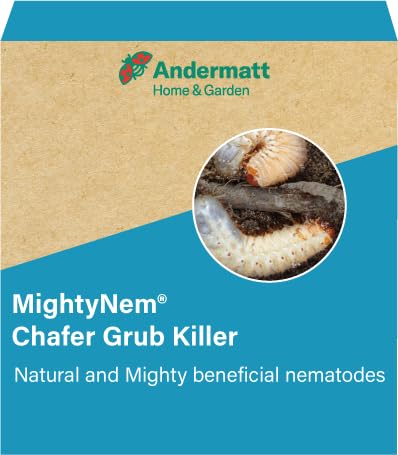 MightyNem® Chafer Grub Killer – Treats 10 sqm | Natural Nematodes for Chafer Beetle Larvae | Lawn Grub Control | Safe for Pets, Kids & Wildlife | Organic & Eco-Friendly
