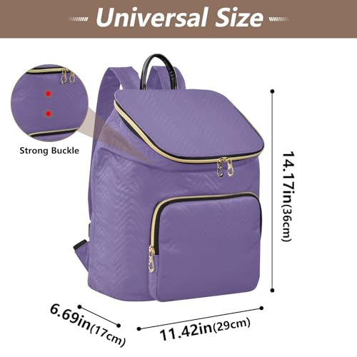 Mochila antirrobo mujer cómoda Violet estilo casual para diario 3