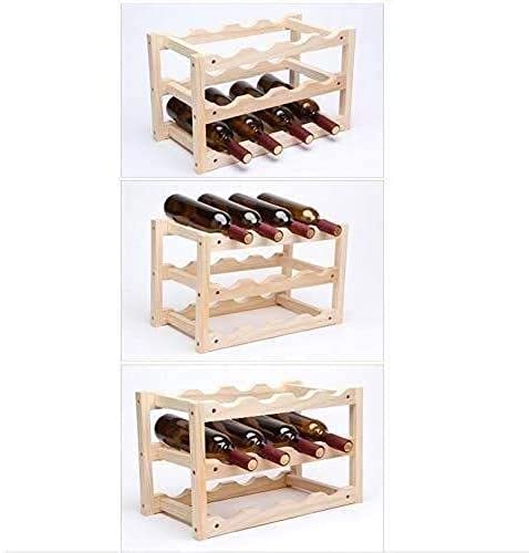 Soporte para Botellas de Vino de Madera Moderna miniatura 5