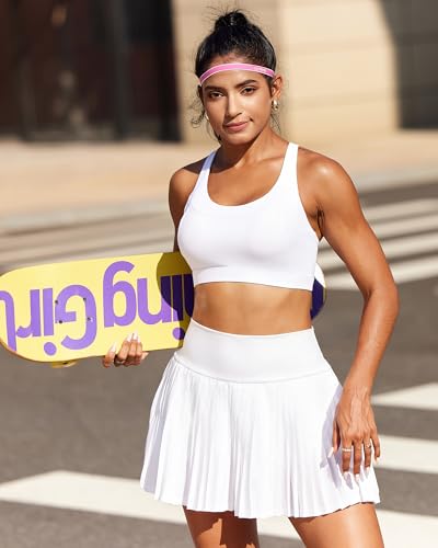 Image of RUNNING GIRL Sports Bra for Women, Molded Cup High Impact Sports Bras for Women with Sewn in Pads