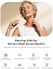 Audífonos recargables para adultos mayores con pérdida auditiva | Control de volumen de 5 niveles, reducción de ruido inteligente, batería de 100 horas, silicona suave y cómoda 4