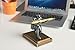 NCQIXIAO Knight Pen Holder Desk Ornament Resin Pencil Holders Desk Accessories and Organizer For Men with a Cool Pen (Blue)