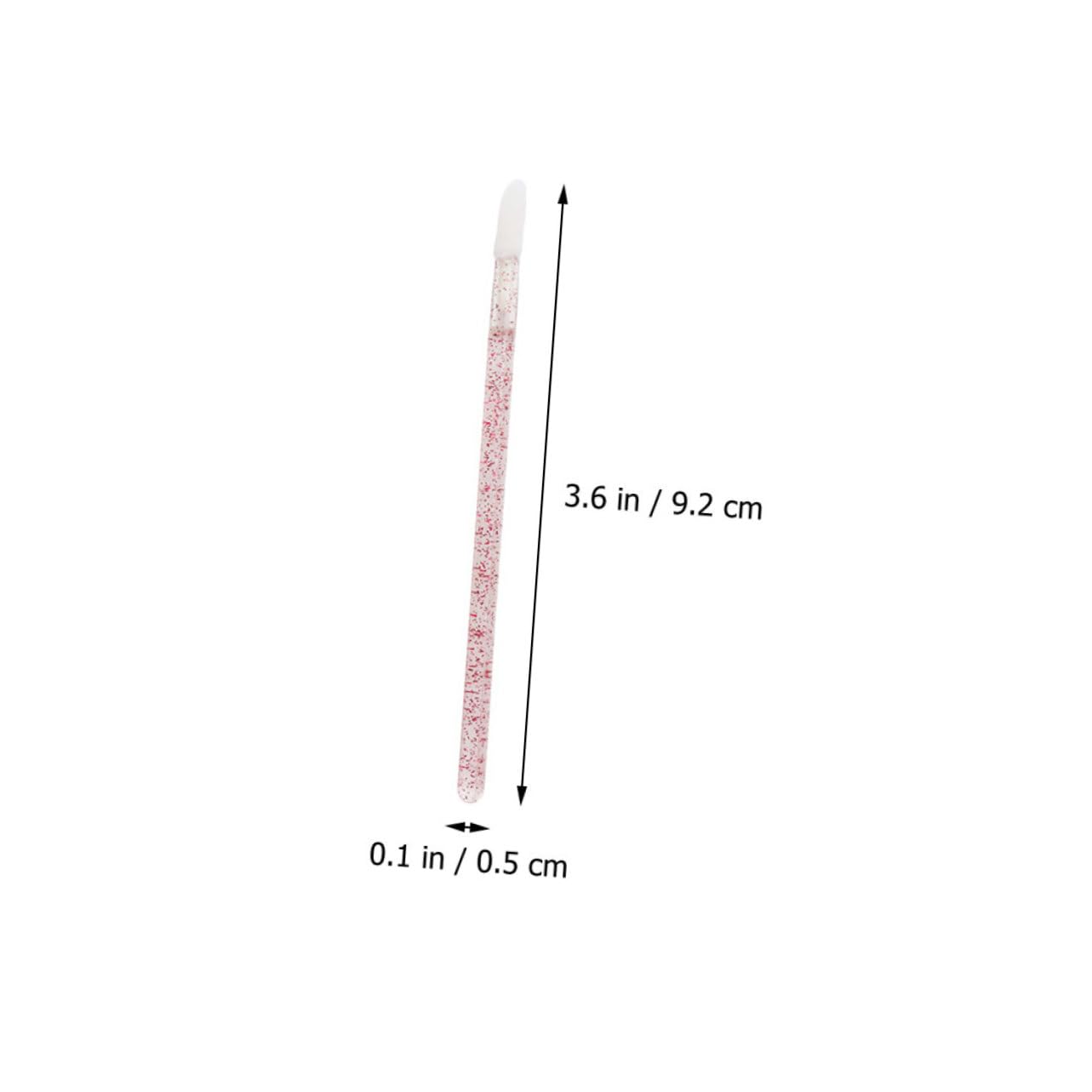 Beatifufu Plastic Lip Brush 350 Pcs Disposable Lipstick Applicators for Home Professional Makeup