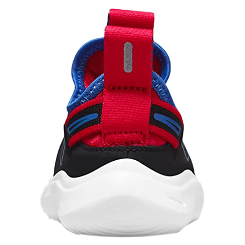 Nike Flex Plus Kids Casual Running Shoe, Black/Game Royal, 5 Toddler2