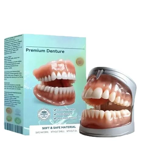 Protesi dentarie complete Bikenda Sepremium, soluzione protesica completa flessibile di nuova generazione Bikenda, ideale per uomini e donne, morbida e confortevole (1pcs)