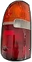 Dependable Direct Driver Side (LH) Tail Light Lamp for 1995-2000 Toyota Tacoma TO2800116 8156004030 - INCLUDES BULBS