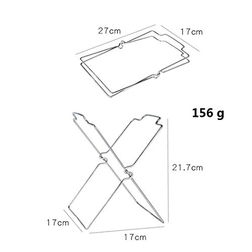 Abcsea 1 Stück Edelstahl Müllsackhalter Metall, Müllsackhalter Küche, Müllsackständer Metall, Müllsack Aufhänger, Abfallsackhalter - Image 3