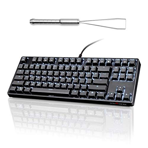 VELOCIFIRE TKL02 Mechanical Keyboard with Sliver 3 in 1 Keycap Puller