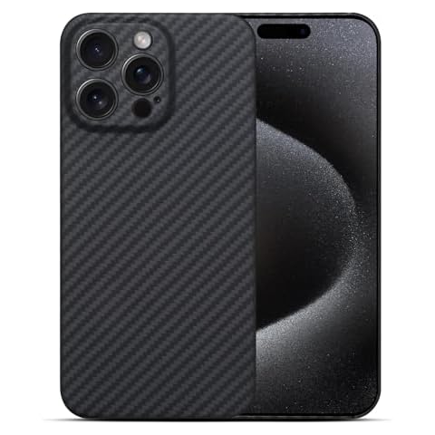 GIMENOHIG Ultra Thin Aramid Case for iPhone 15 Pro Max Cover