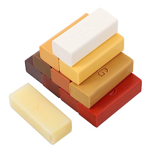 GOOHOCHY Wooden Furniture Scratch Repair Wax Paraffin Blocks Floor Wax Block Kit Touch-up Kit