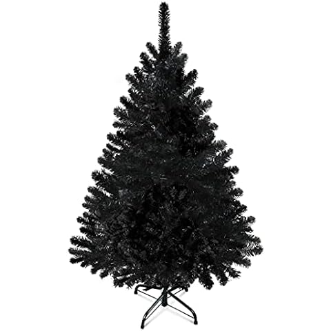 Árbol de Navidad Prextex 120 cm Negro Cover
