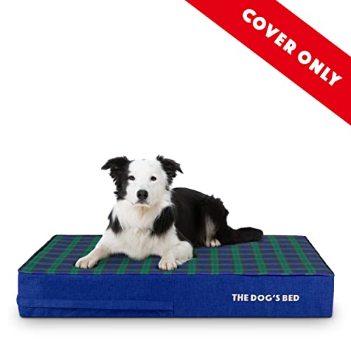 Replacement-Outer-Cover-for-The-Dogs-Bed-Orthopedic-Washable-Fabric-Large-40-x-25-x-6-Black-Watch-Tartan - Cucciolini Doodles   Replacement-Outer-Cover-for-The-Dogs-Bed-Orthopedic-Washable-Fabric-Large-40-x-25-x-6-Black-Watch-Tartan