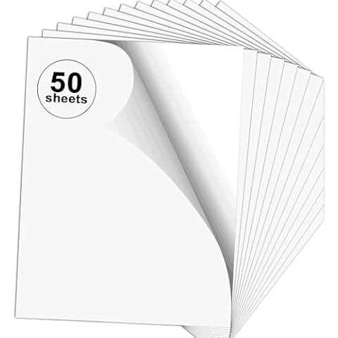 Sublimation Paper 8.5 x 11 Inches - 50 Sheets Excellent Ink Release Sublimation Transfer Paper for Tumblers, Mugs, T-shirts Cover