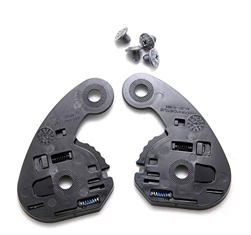 HJC Casco HJ 20/HJ 20P/HJ 20M Juego de placa de engranaje/trinquete, para cascos R PHA 10, RSP 10, R PHA 10 Plus, FG 17, IS 17, RPHA ST, FG ST
