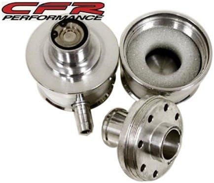 Compatible/Replacement for Chevy/Ford/Mopar Polished Billet Aluminum Breather Set w/PCV - Smooth