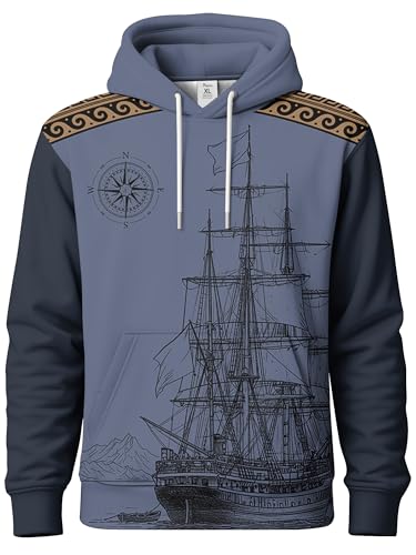 Image of PAGYMO Graphic Hoodies for Men Funny Novelty Pullover Hooded Sweatshirt