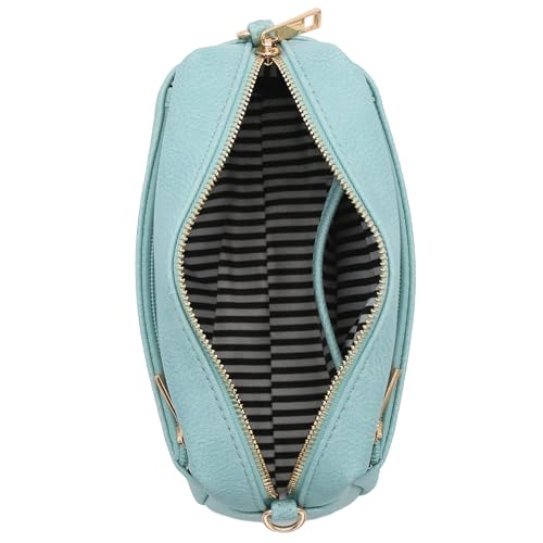 Image of FashionPuzzle Triple Zip Small Crossbody Bag