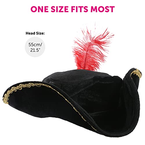 Highway Man Childrens Costume With Black Cape And Sword + Black White And Grey Facepaint Kids Fancy Dress Wbd World Book Day Kit 4Pc Set And Kit