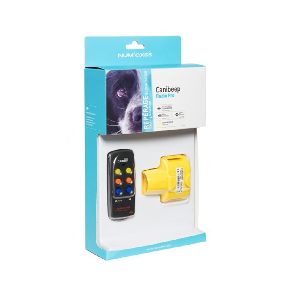 Canibeep Radio Pro - Telecomando + Collare Localizzazione Acustica per Caccia - Portata 300 m - 12 Programmazioni - 3 Modalità di Funzionamento - Regolazioni Personalizzate - Impermeabile