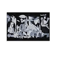 Amazon.co.jp: ピカソの有名なゲルニカキャンバス絵画ポスター