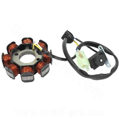 STATOR ALLUMAGE SCOOTER ADAPT. SYM JET4 / FIDDLE 2 / PEUGEOT TWEET / VIVACITY / SPEEDFIGHT 4TPS ( OEM: 31120-AAA-A00 )