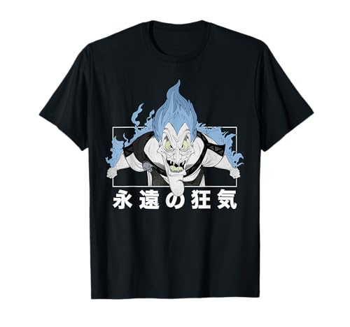 T-shirt Disney Villains Hades Kanji Panel vêtement manga japonais pour homme et femme