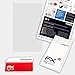 atFoliX Plastic Glass Protective Film compatible with Topcon FC-500 Glass Protector, 9H Hybrid-Glass FX Screen Protector