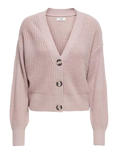JDY Damen Strickjacke JDYJusty gestrickte Damenjacke Cardigan mit...