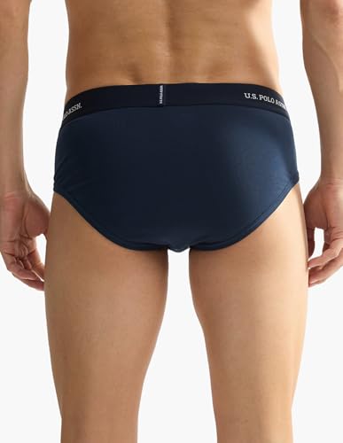 Image of U.S. Polo ASSN. Mens OEB11 Elasticized Waist Underwear Briefs - Pack of 2