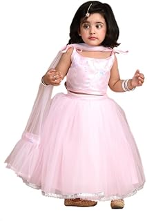 PRIMROSES Pink Applique Net Lehnga With Dupatta| Choli Set For Every Occasion Price In India