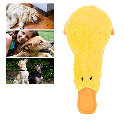 Juguete mordible de peluche para perros en forma de pato miniatura 3