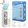 Aspiratore nasale per bambino, aspiratore nasale elettrico per bambini, livello di aspirazione regolabile, funzione musica e lenitiva (B)