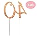 40 Cake Topper - Premium Rose Gold Metal - 40th Birthday or Anniversary Party Sparkly Rhinestone Decoration Makes a Great Centerpiece - Now Protected in a Box