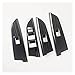 SONGHONG Sheng yu Pian Stainless Steel Interior Door Handle Cover Switch Trims Fit for Toyota Land Cruiser 200 LC200 FJ200 2016 2017 2018 2019 (Color Name : 16pcs Black)