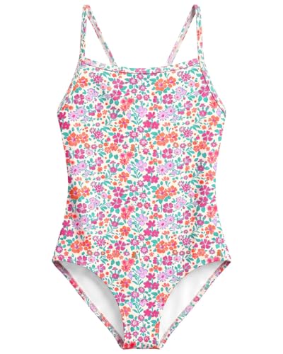 Image of weVSwe Baby Girl Swimsuit One Piece Swimsuit Cute Toddler Girls Sleeveless Bikini Kids 2-10 Years