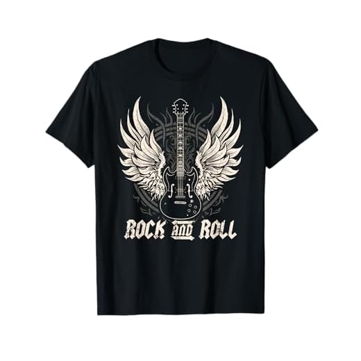 Rock and Roll Guitarra Vintage Rock Music Camiseta