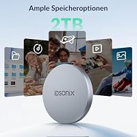 iDsonix 2TB Magnetische Externe SSD, bis zu 2000 MB/s, Aluminium Portable SSD USB 3.2 Gen 2x2, 4K Prore HDR, Externe Solid State Drive für iPhone 17/16/15/PS5/Android-Smartphones/Mac/Windows/Tablets – Ansicht 7