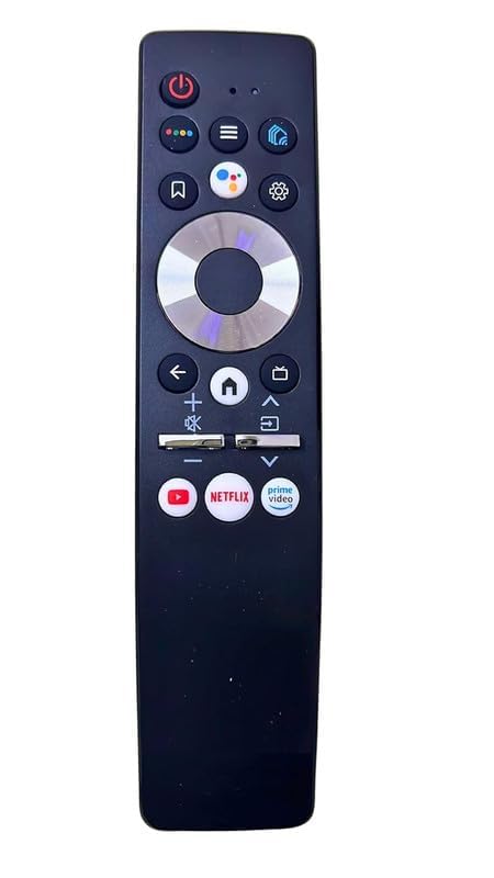 Image of Compatible of Haier Bezel Less Tv Remote Original HTR-U29A Model Suitable to LE43K6600SG Hot Keys Netflix, YouTube and Prime Video - Use for LCD LED OLED QLED UHD 4K Android TV (Without Voice)