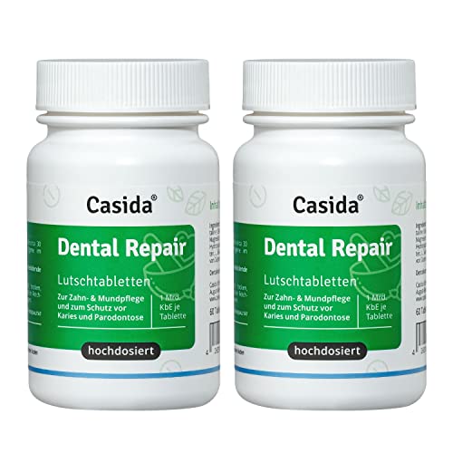 Casida® Pastillas Dentales Dental Repair (PACK DOBLE) - para una flora oral saludable - protección...