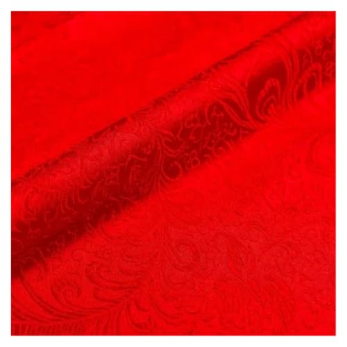 Tissu en brocart de satin supérieur imitation soie à fleurs jacquard pour confection de robe