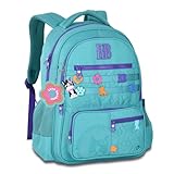 Mochila Rebecca Bonbon de Costas Nylon Crinkle Grande Escolar (Esmeralda)